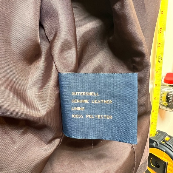 Brown Suede leather ladies jacket, pristine and vintage, ladies M - Picture 4 of 7